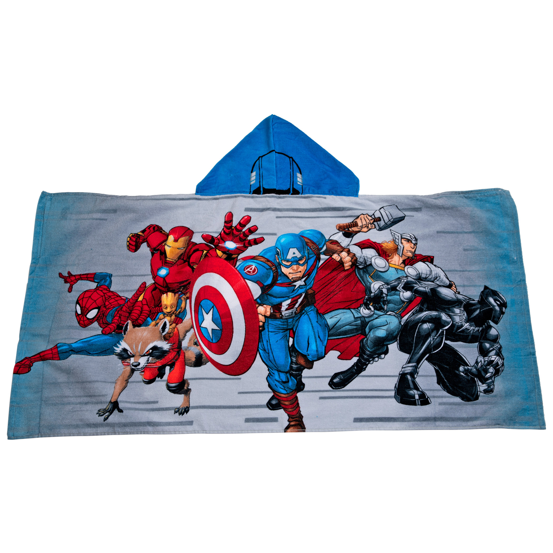 Marvel Avengers Arrive Hooded Poncho Towel